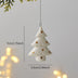Mini Ceramic Four Tier Puff Christmas Tree Decoration